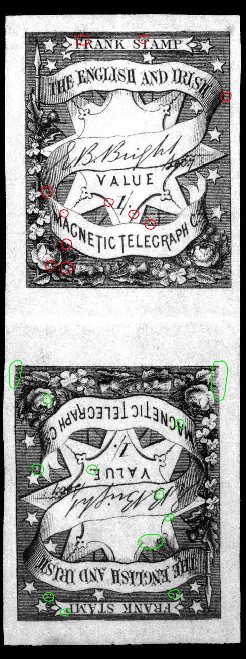 flaws on inverted LH tête-bêche