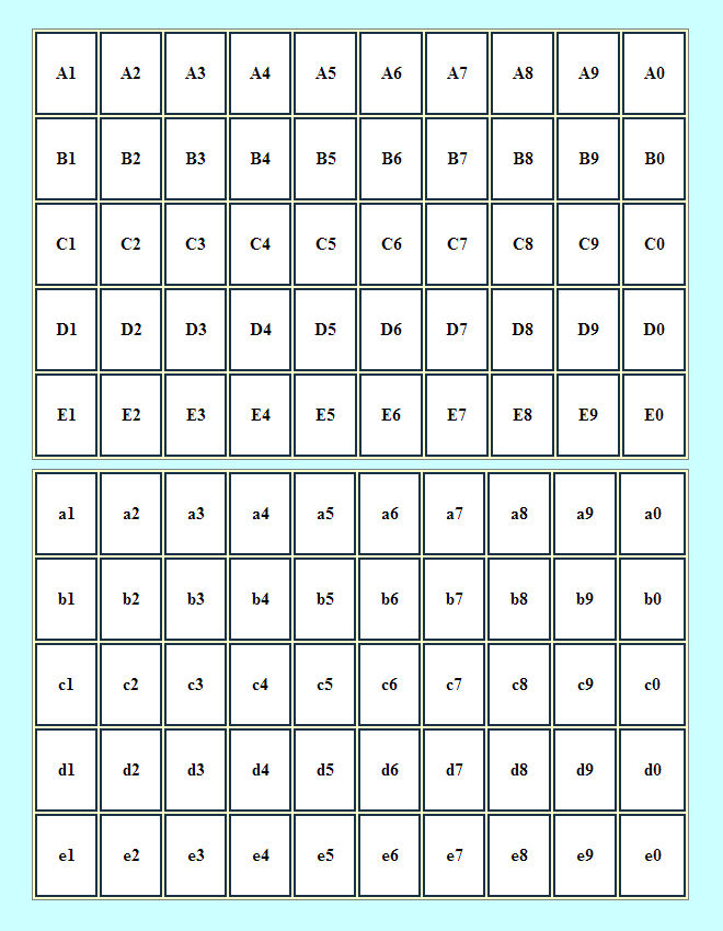 Concept of 1/- sheet layout