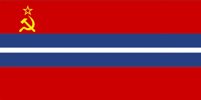 Kyrgyzstan flag 1952-91