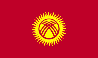Kyrgyzstan flag - December 16, 1991