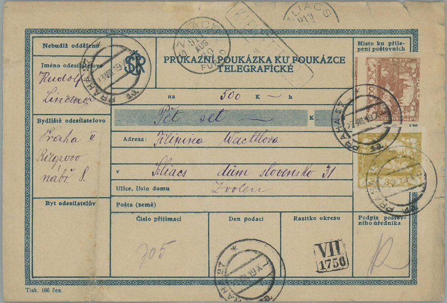 Voucher 23.VIII.19 - front