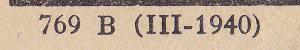 B III-1940 imprint