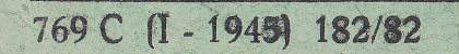 I-1945 imprint