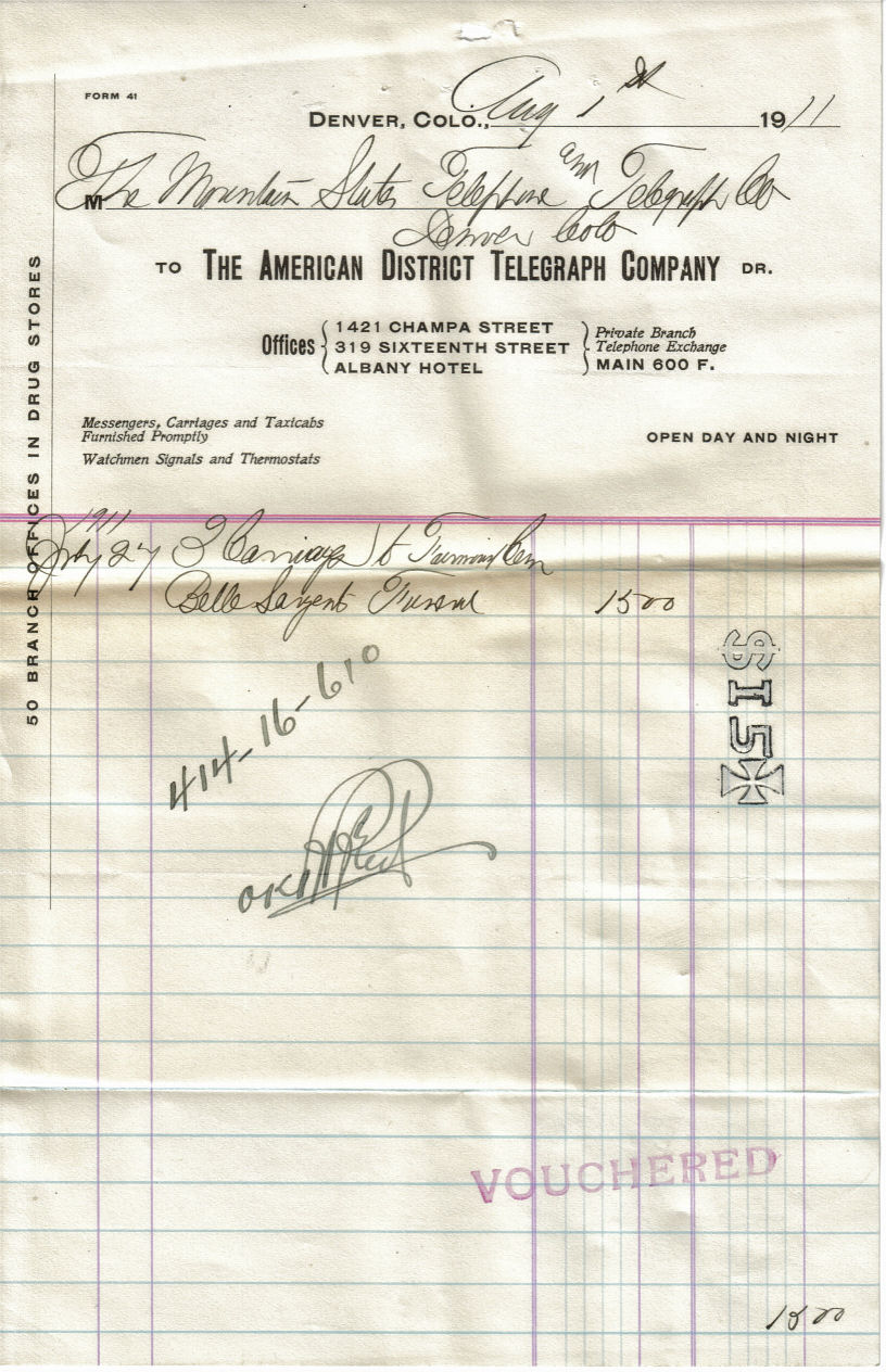 1911 Denver bill