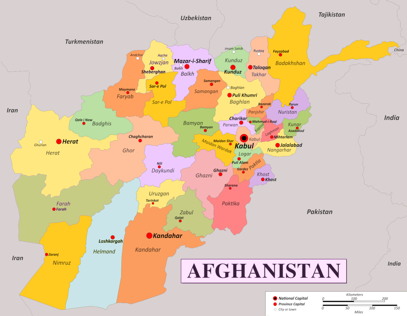 /Afghanistan Map