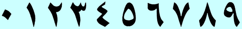 Arabic-numerals