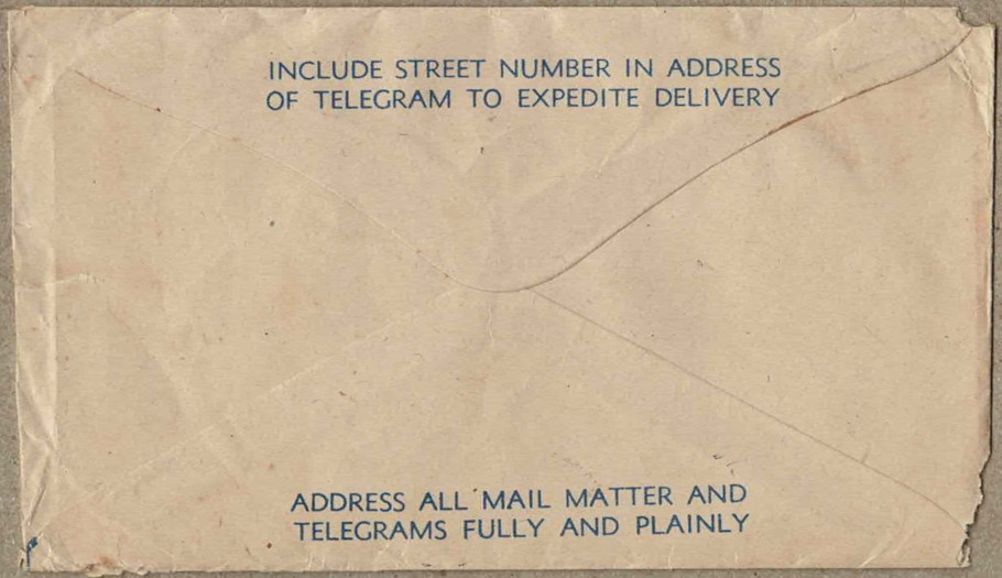 Envelope TG65B - back