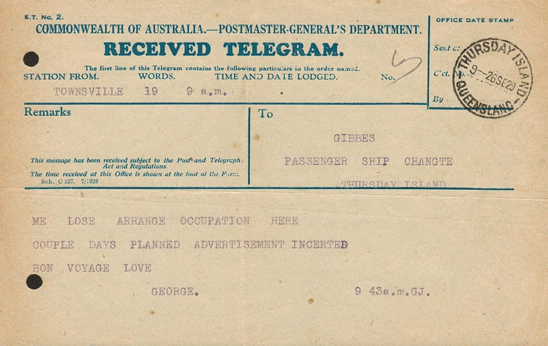 Thursday Island 1929.