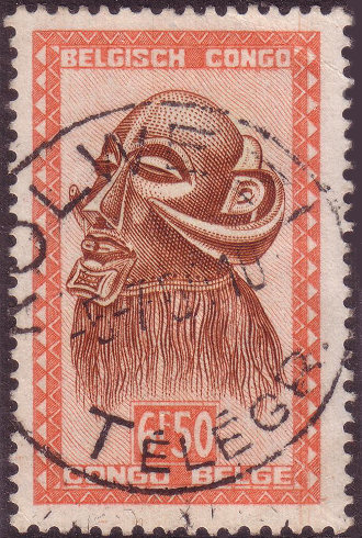 1950 6Fr50 with telegraph cancel