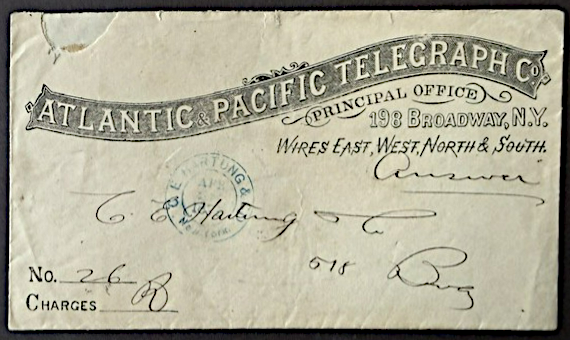 1875 Envelope