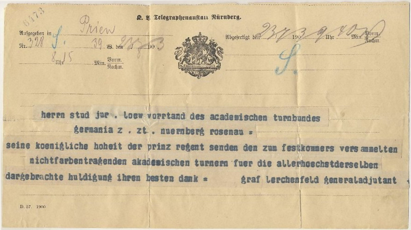 Bavaria 1900 - front