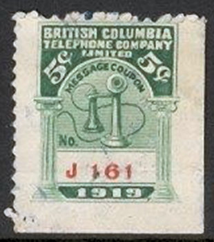 British Columbia-1919 5c