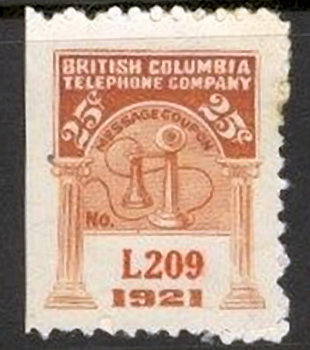 British Columbia-1921 25c