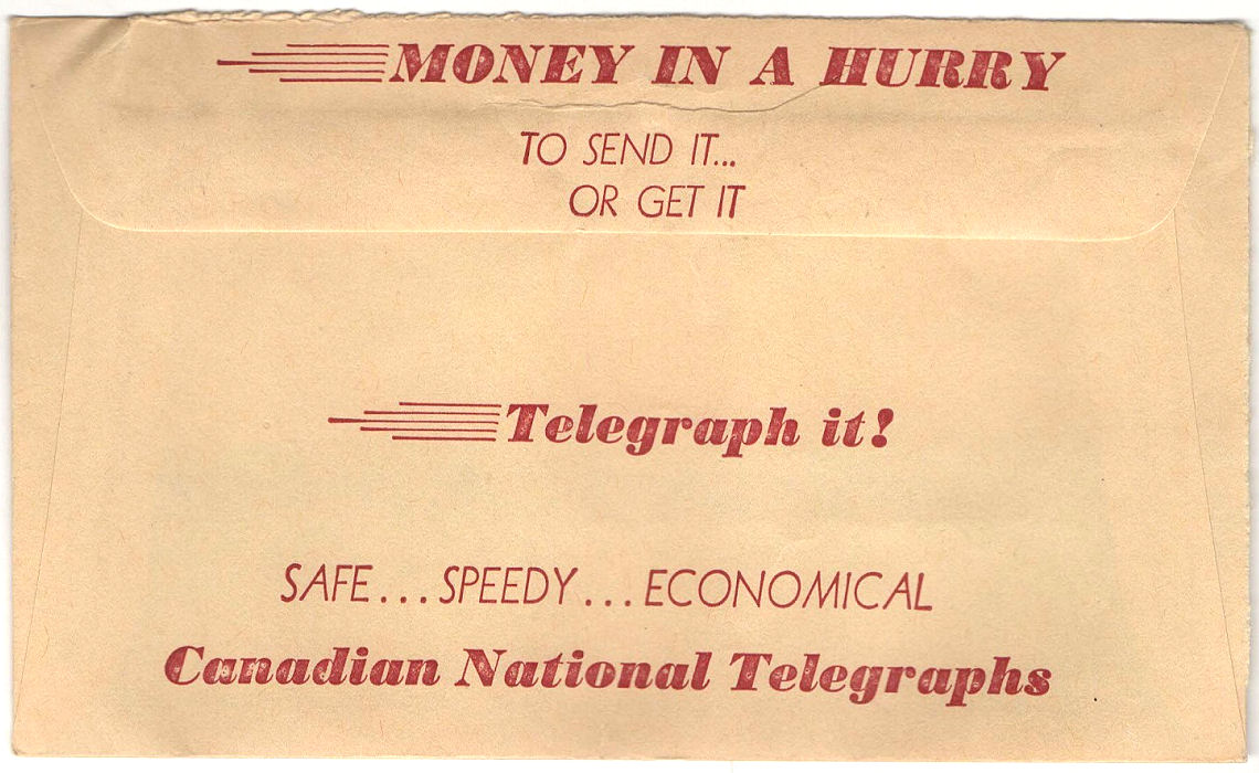 1962 envelope - back