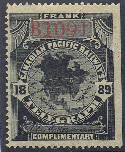 Canadian Pacific Railways 1889