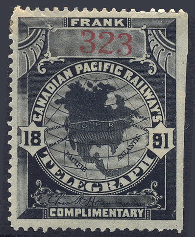 Canadian Pacific Railways 1891