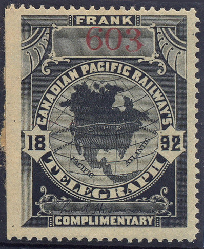 Canadian Pacific Railways 1892