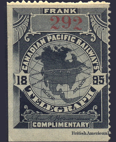 Canadian Pacific Railways 1895