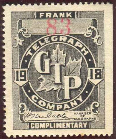 Grand Trunk Pacific 1918
