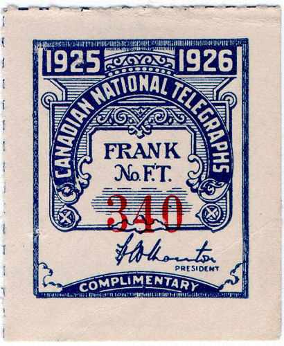 Canadian National 1925/26