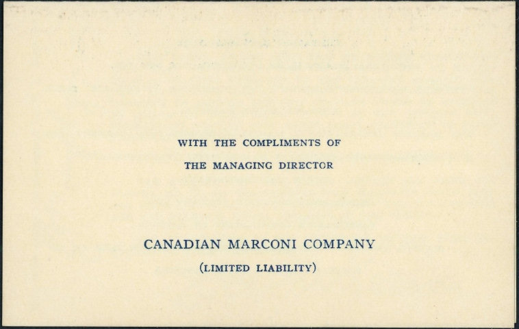Canadian Marconi - back
