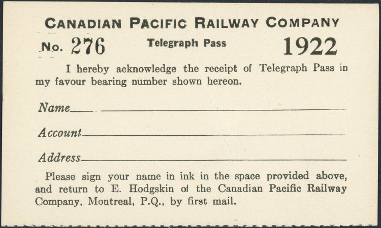 Canadian Pacific 1922 - 276