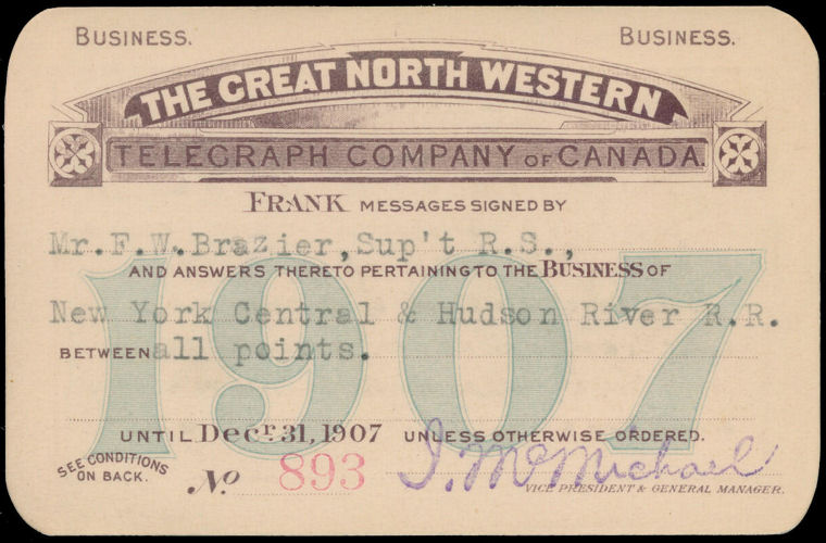 Canadian GNW 1916- front