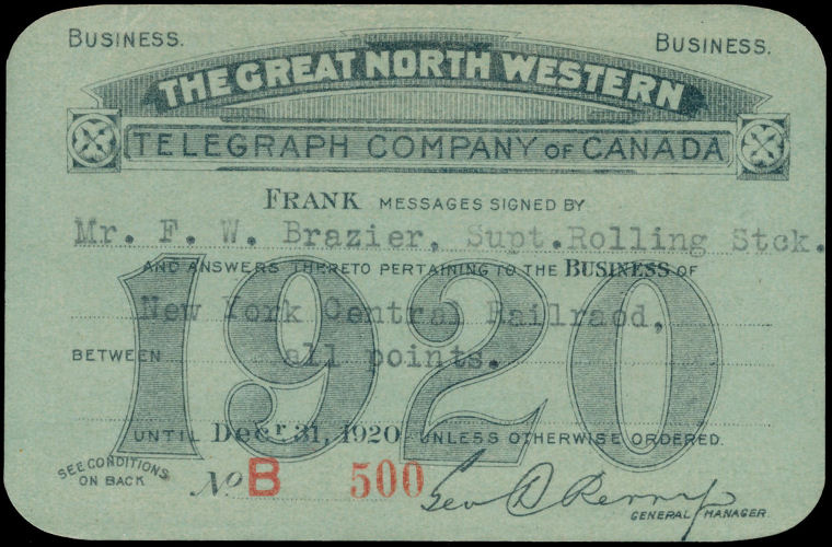 Canadian GNW 1916 - back