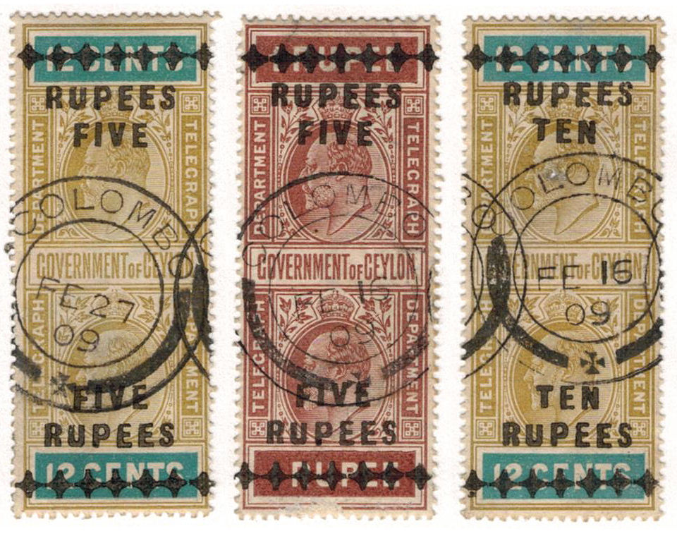 1909 forged overprints - 2