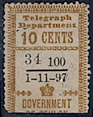 Ceylon-10c-1897 H196a
