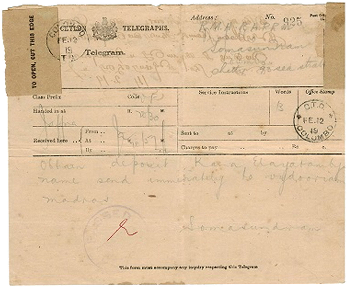 Colombo 1919