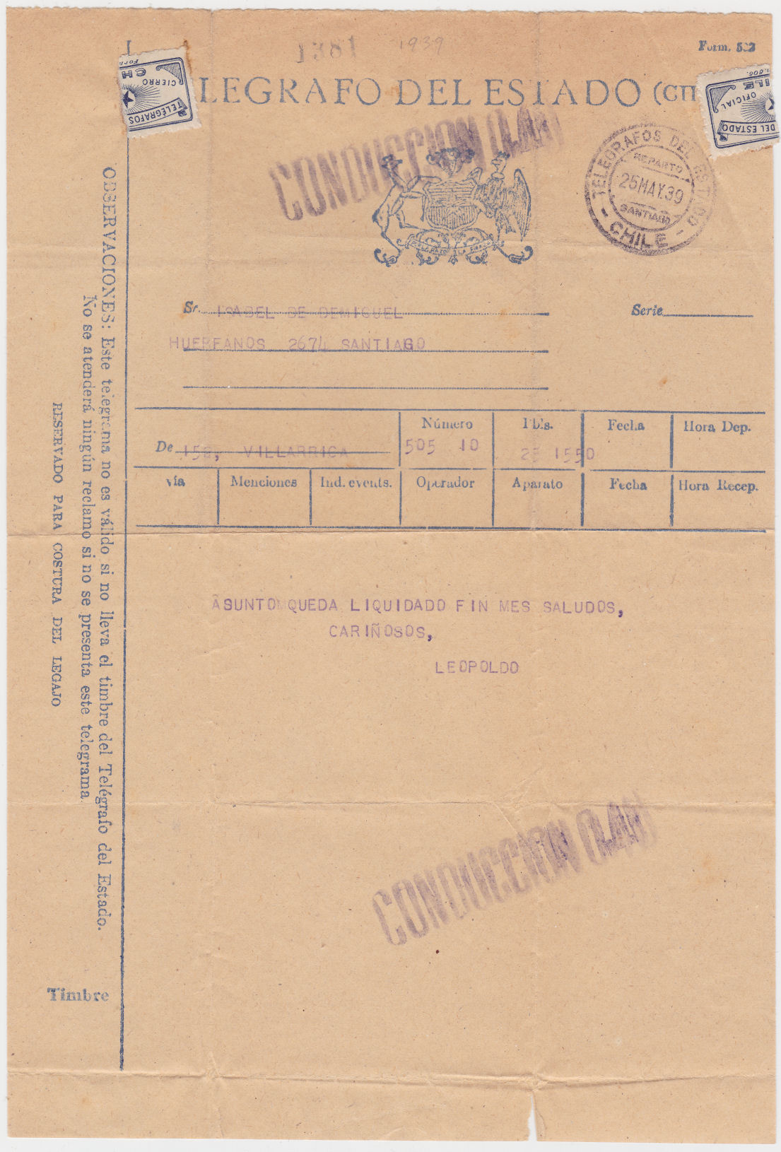 Form 502 - 1939