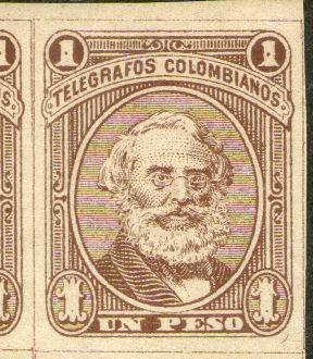 Colombia 1p type I, brown