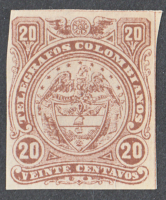 Colombia 20c type Ib, brown