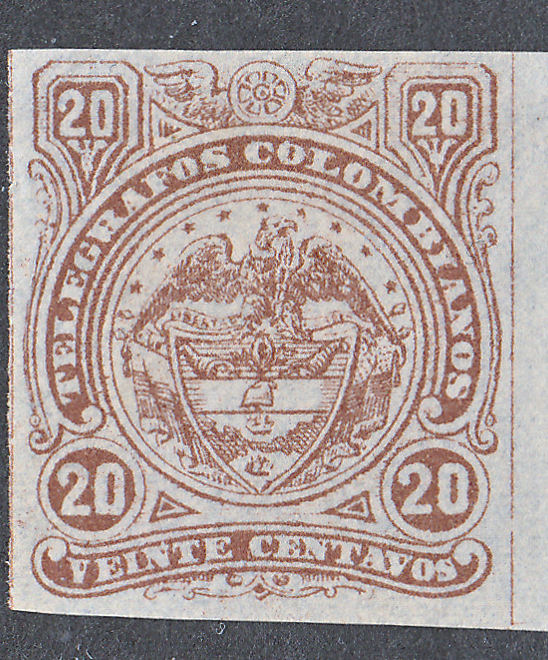 Colombia 20c type II, brown