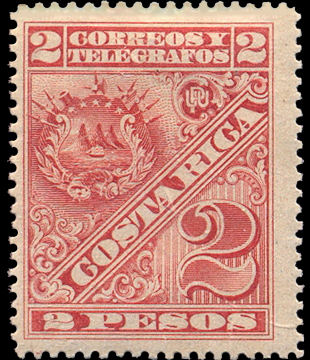 2P postage stamp of 1892