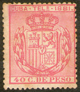 Cuba 1881 40c - a