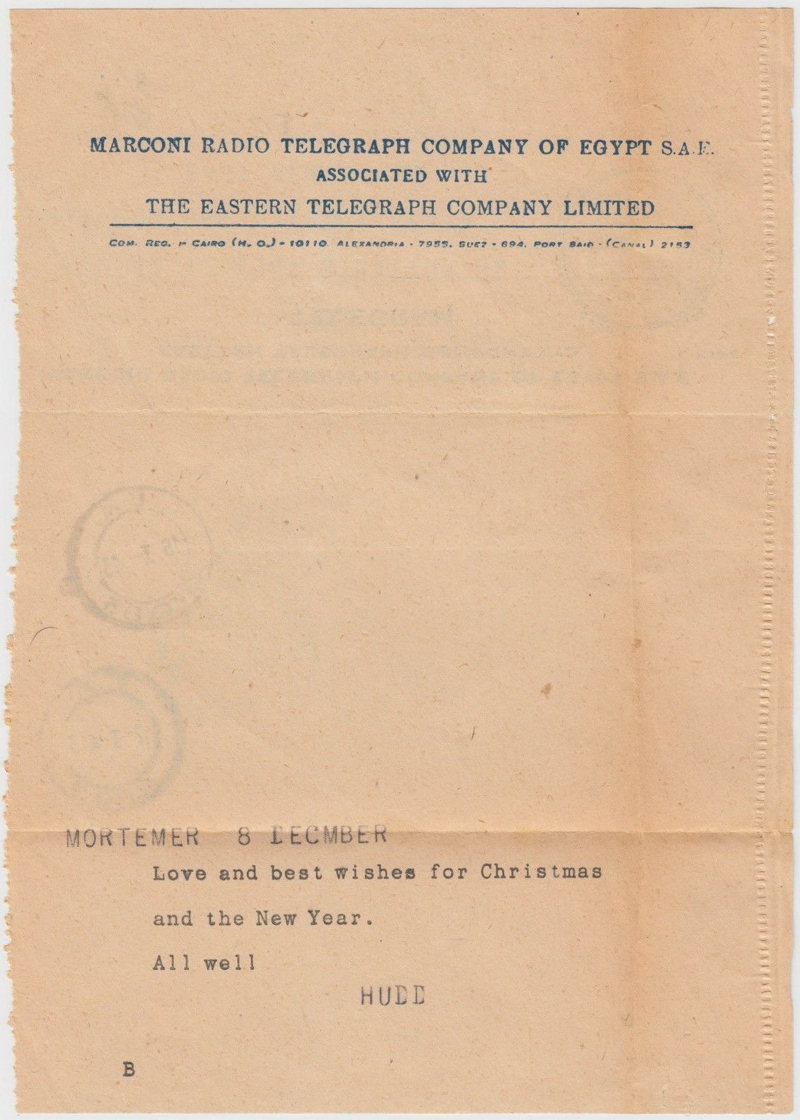 Marconi-Eastern 1943 Telegram - b