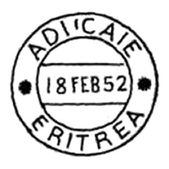 Adicaie-Vaglia cancel 18-2-1952
