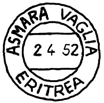 Asmara-Vaglia cancel 2-4-1952