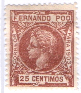 Fernando Poo 1903 25c