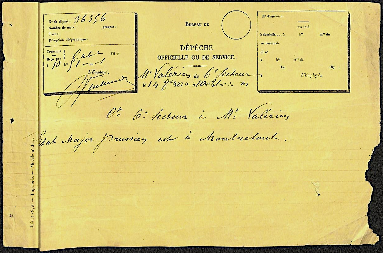1870 Telegram