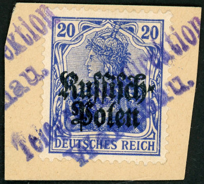 Russisch-Polen - 20pf