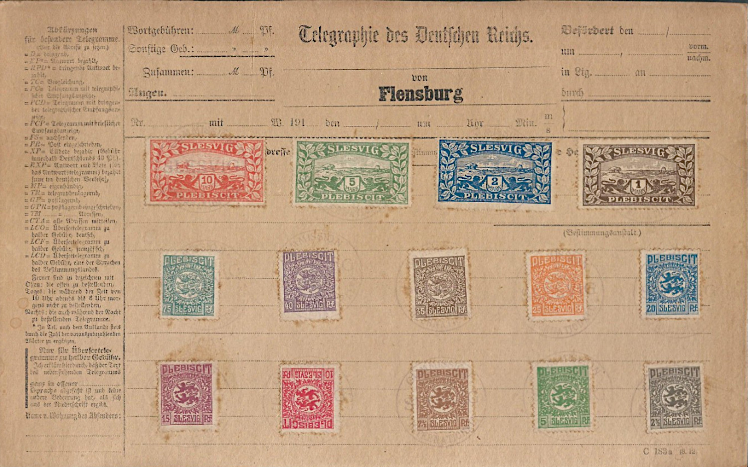 1920 form C. 183a