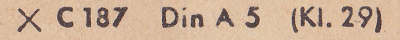 January 1948 form C. 187 - detail 2