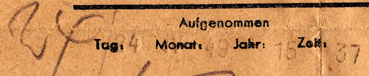 April 1944 form C. 187 - date