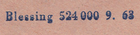 Envelope - September 1963 - detail 1