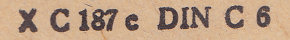 Envelope - January 1952 - detail 2