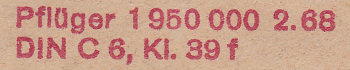 Envelope - February 1968 - detail 1
