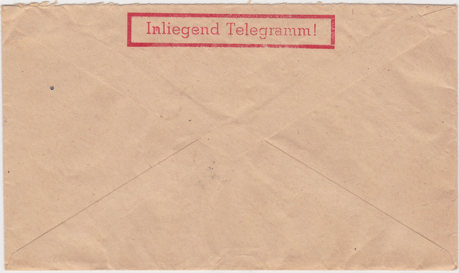 Germany Envelope - Spar 1997? - back